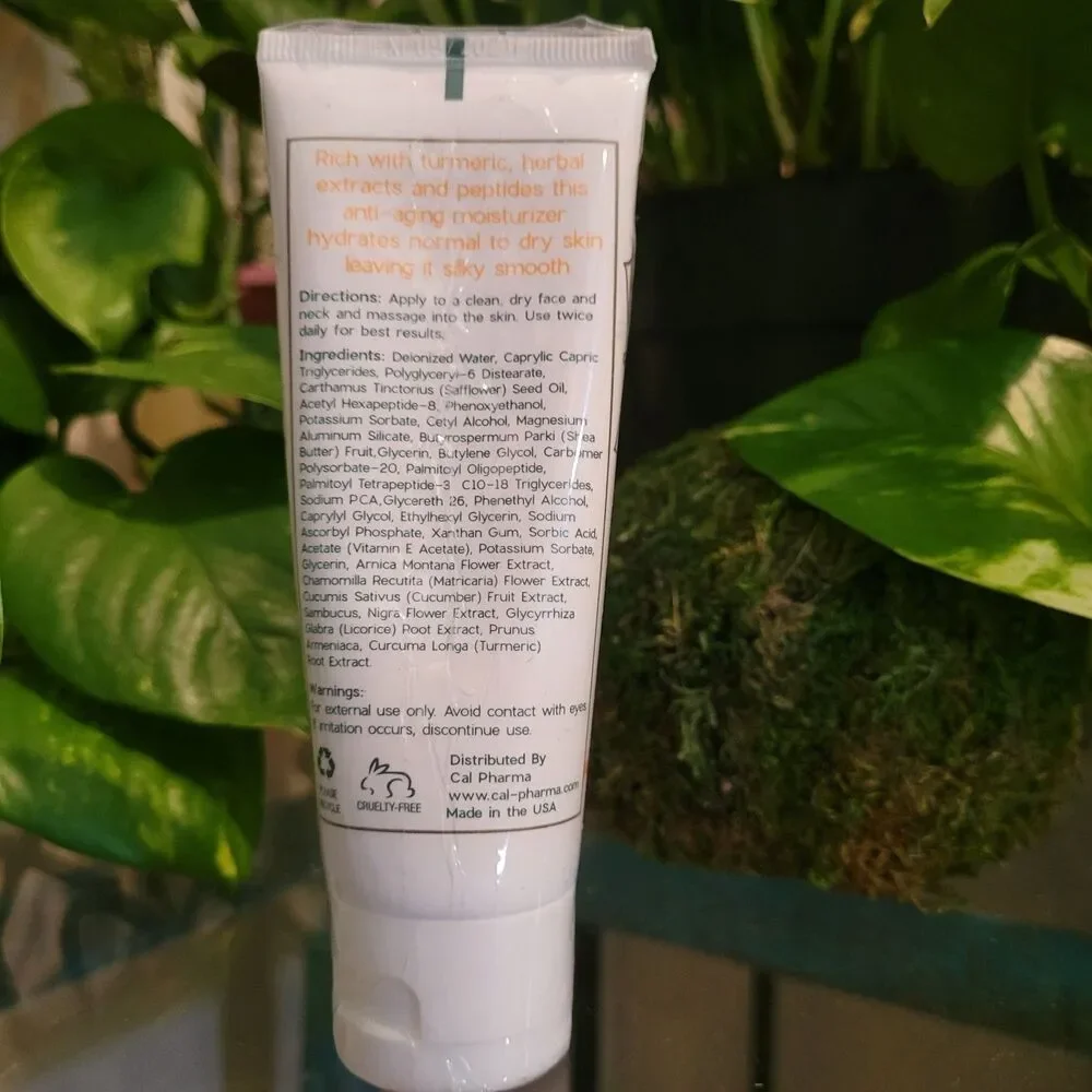Namaste Skin Turmeric Herbal Anti-Aging MOISTURIZER Facial Lotion Face Cream
